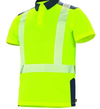 POLO MANCHES COURTES FLUO SAFE