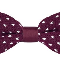 NŒUD PAPILLON PIAT – Bordeaux moucheté